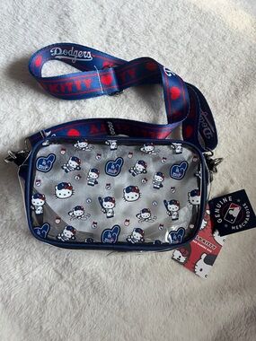 Dodgers Hello Kitty Clear Crossbody Bag